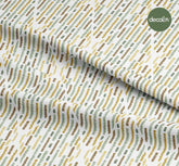 Baklava İkat Desenli Dijital Baskılı Kumaş